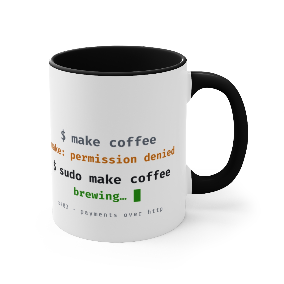 Sudo Make Coffee Mug - Terminal Permission Denied Programmer Mug, Funny Developer Gift, 11oz