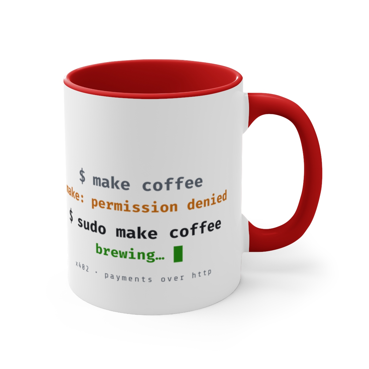 Sudo Make Coffee Mug - Terminal Permission Denied Programmer Mug, Funny Developer Gift, 11oz