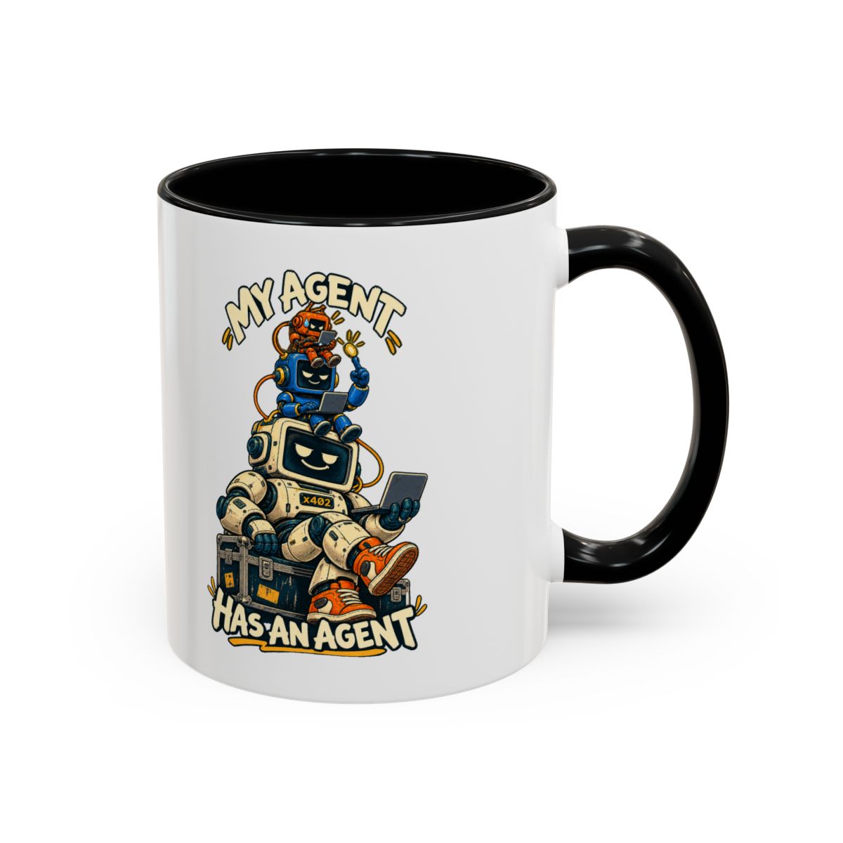 My Agent Has an Agent | Illustrated Accent Mug 11oz | US Production
