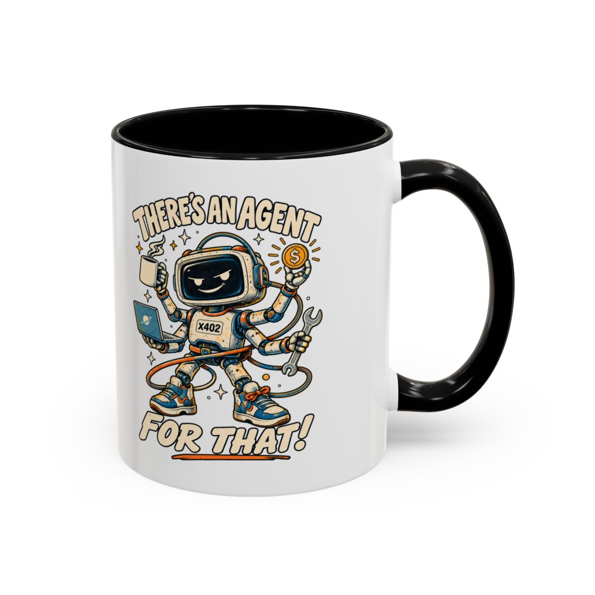 There's an Agent for That | Illustrated Accent Mug 11oz | US Production